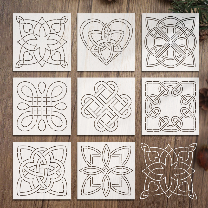 YOMDID 8pcs Ancient Symbol Pat - Embroidery Motif のレビューと価格