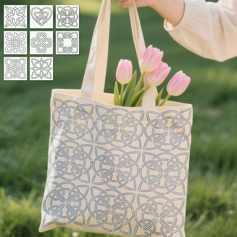 YOMDID 8pcs Ancient Symbol Pat - Embroidery Motif のレビューと価格