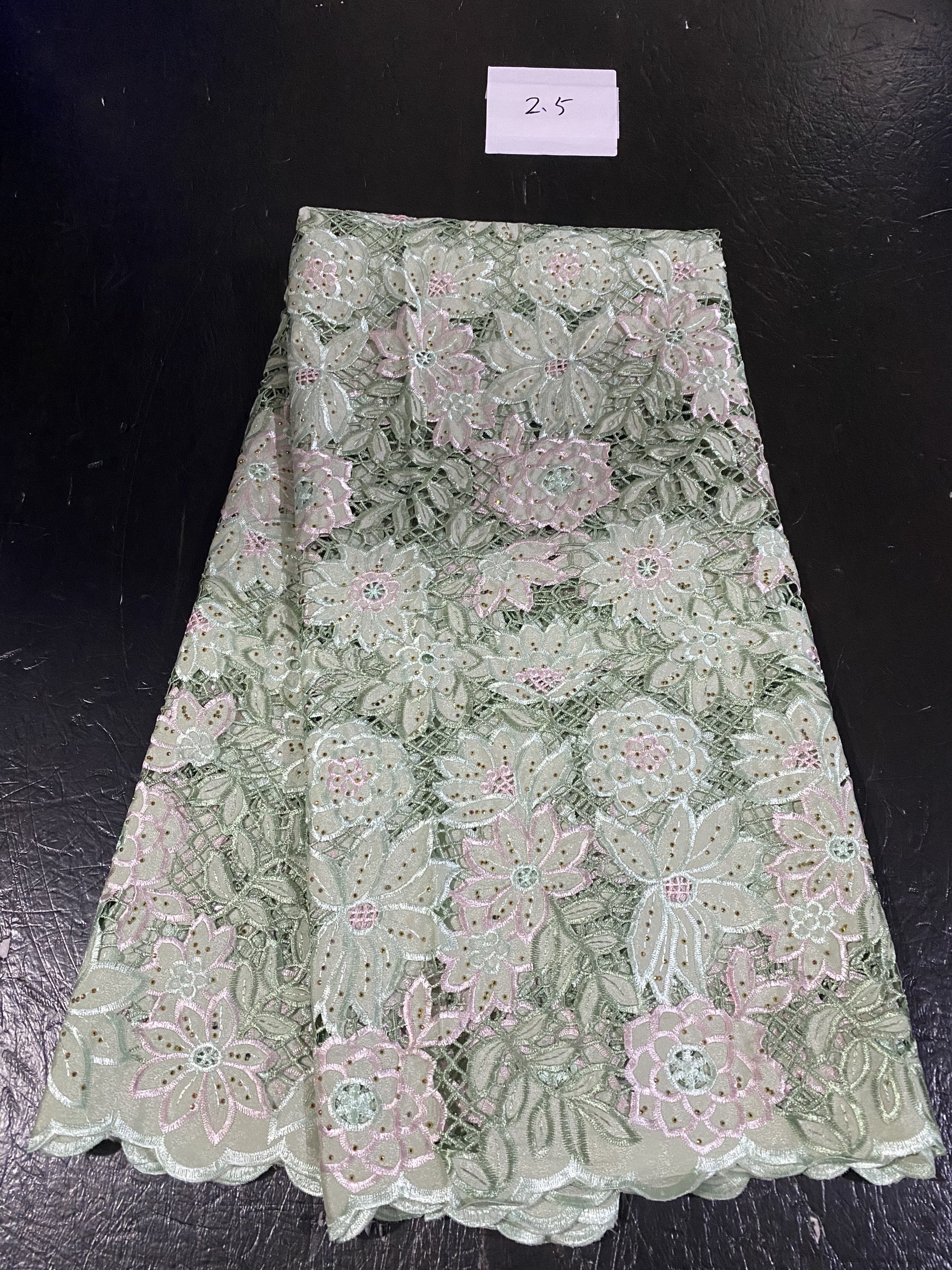 New Nigerian Tulle Lace Africa - Embroidery Net Fabric のレビューと価格