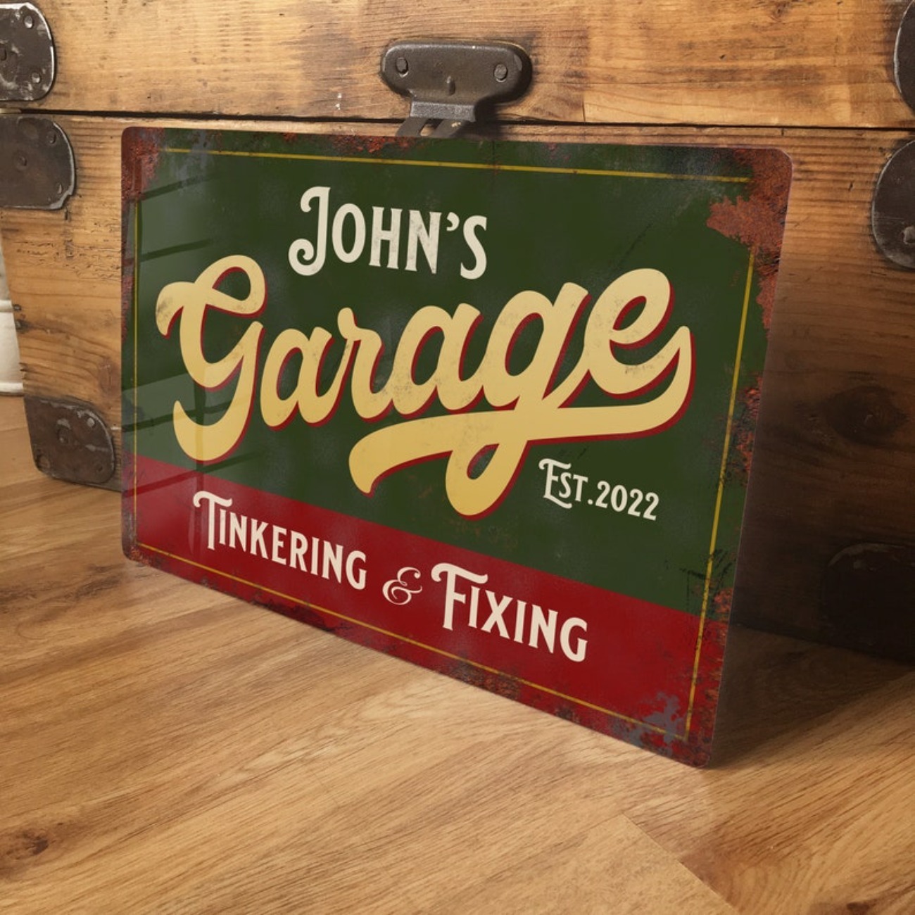 Custom Personalised Garage Met - Embroidery Water のレビューと価格
