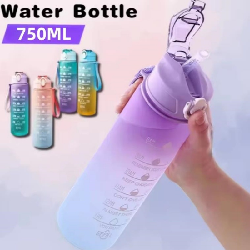 750ML Sports Water Bottle with - Embroidery Water のレビューと価格
