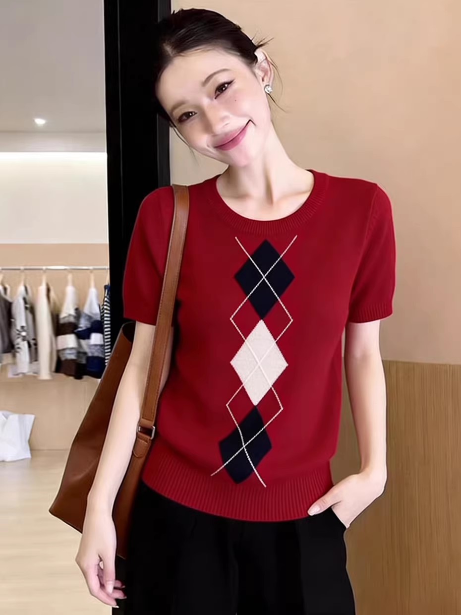 Unique Design Blue Knitted rou - Embroidery Unique Design のレビューと価格