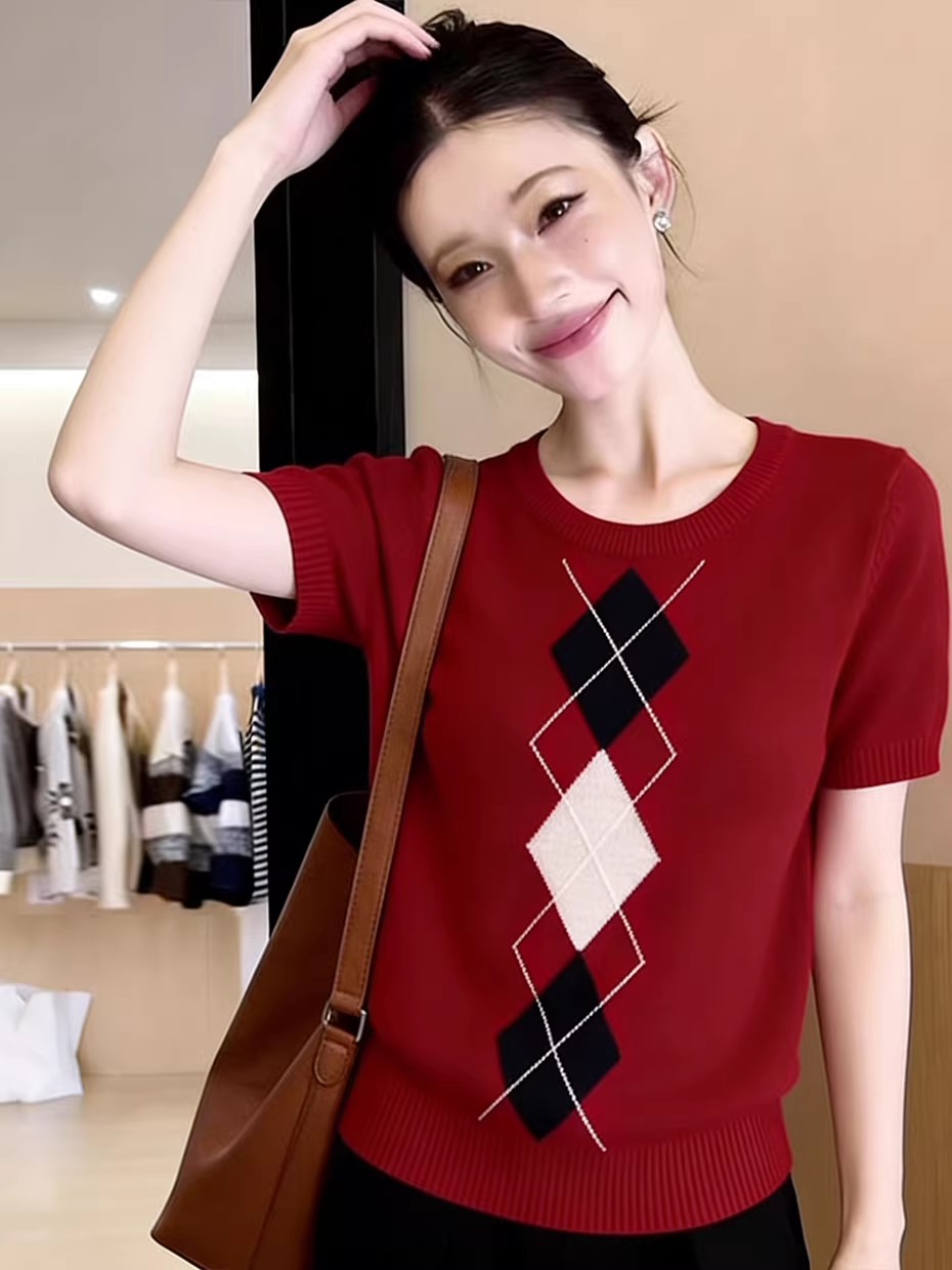 Unique Design Blue Knitted rou - Embroidery Unique Design のレビューと価格