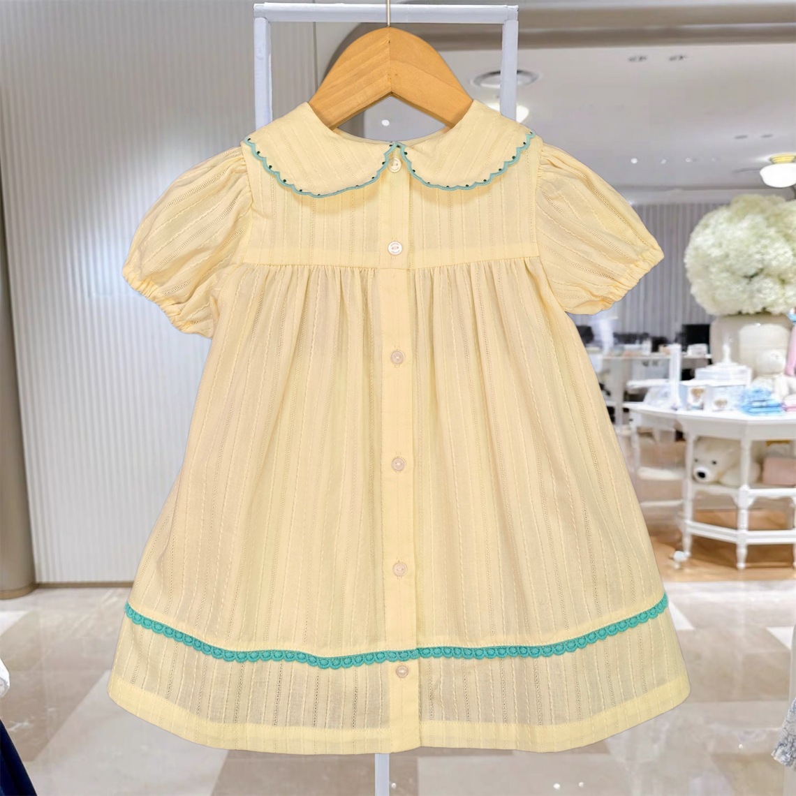 Summer Toddler Girl Dress Yell - Embroidery Yellow Dress のレビューと価格