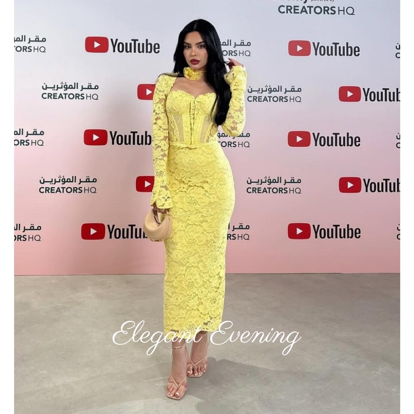 Yellow Lace Prom Dress Mermaid - Embroidery Yellow Dress のレビューと価格