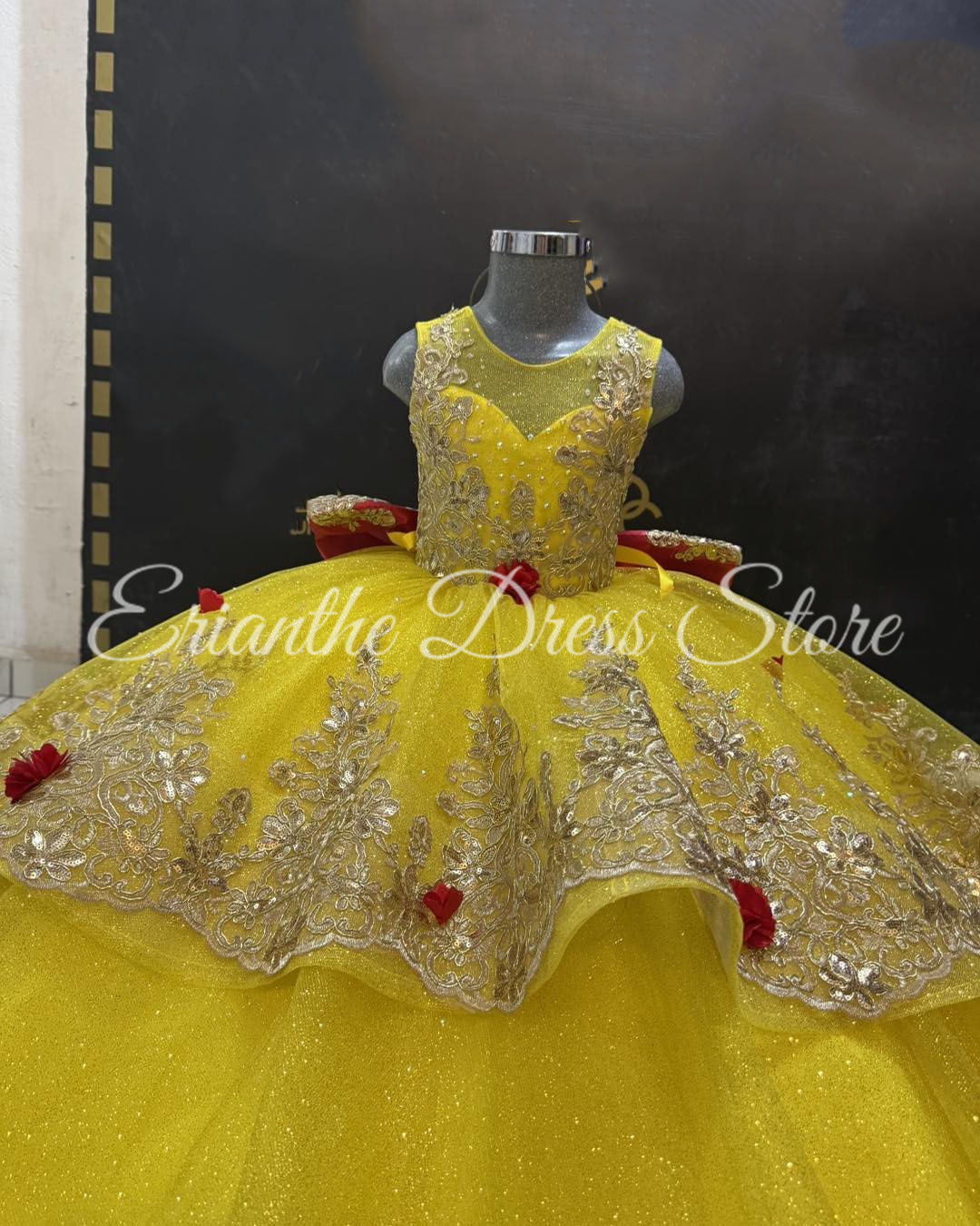 Yellow Flower Girl Dress For W - Embroidery Yellow Dress のレビューと価格