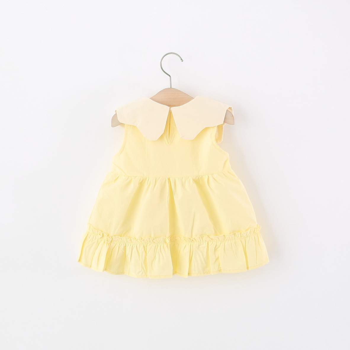 Toddler Girl Yellow Cotton Dre - Embroidery Yellow Dress のレビューと価格