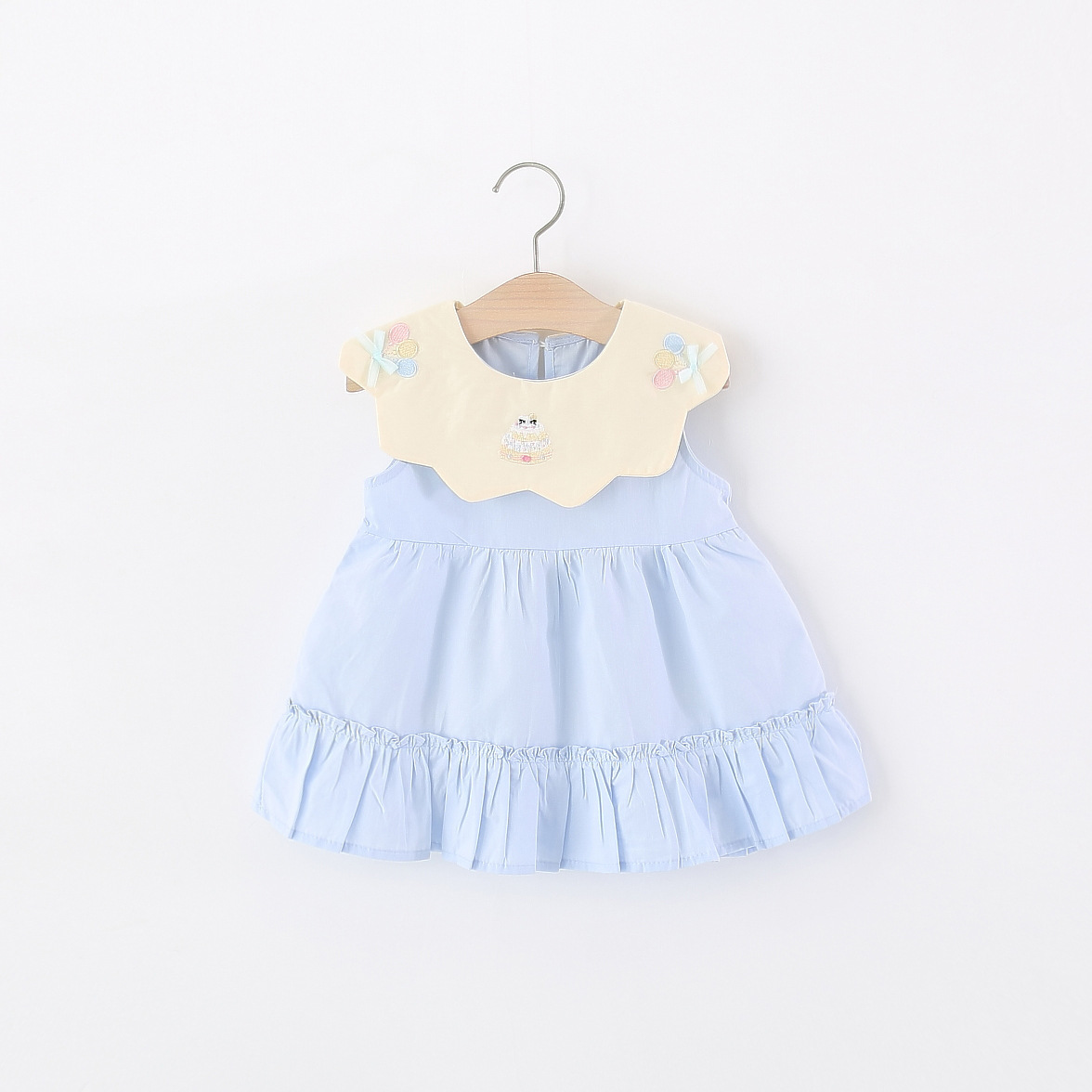 Toddler Girl Yellow Cotton Dre - Embroidery Yellow Dress のレビューと価格